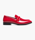 Stacy Adam Dress Shoe - Spratley Moc Toe Saddle Slip On
