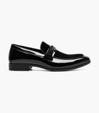 Stacy Adam Dress Shoe - Spratley Moc Toe Saddle Slip On