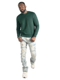 Makobi Big & Tall Crewneck Sweatshirt - Bianco