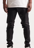 Embellish Denim Jeans - Noir Denim