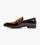 Stacy Adam Dress Shoe - Spratley Moc Toe Saddle Slip On