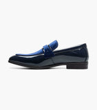 Stacy Adam Dress Shoe - Spratley Moc Toe Saddle Slip On