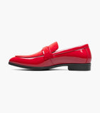 Stacy Adam Dress Shoe - Spratley Moc Toe Saddle Slip On