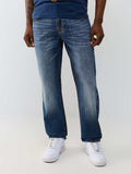 True Religion Denim Jeans - Ricky Super T Flap Straight Jean 34"