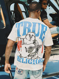 True Religion Tee Shirt - NO. 1 Buddha Logo Heavyweight Tee