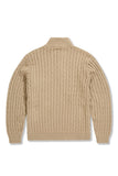 Jordan Craig Montauk 1/4 Zip Cable Knit Sweater