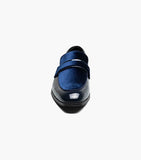 Stacy Adam Dress Shoe - Spratley Moc Toe Saddle Slip On