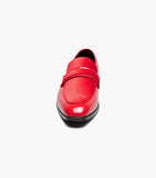Stacy Adam Dress Shoe - Spratley Moc Toe Saddle Slip On
