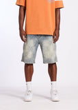 Memory Lane Denim Shorts - Monogram