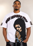 Makobi Big & Tall Tee Shirt - Sinners Pray Boxed Tee