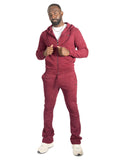 Makobi Big & Tall Set - Lorenzino Zip Up Hoodie Set
