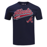 Pro Standard Tee Shirt - Atlanta Braves - Script Tail
