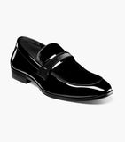 Stacy Adam Dress Shoe - Spratley Moc Toe Saddle Slip On