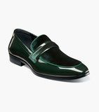 Stacy Adam Dress Shoe - Spratley Moc Toe Saddle Slip On