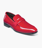 Stacy Adam Dress Shoe - Spratley Moc Toe Saddle Slip On