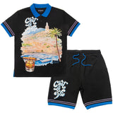 Makobi Big & Tall Short Set - C'est La  Vie