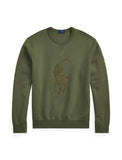 Polo Ralph Lauren Men's Leather Pony Double Knit Sweatshirt