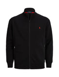 Polo Ralph Lauren Men's Big & Tall Double Knit Track Jacket - Black