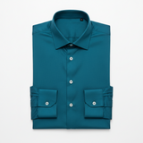 Men's Slim Fit Basic Dress Shirt – Button Cuff
