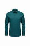 Men's Slim Fit Basic Dress Shirt – Button Cuff
