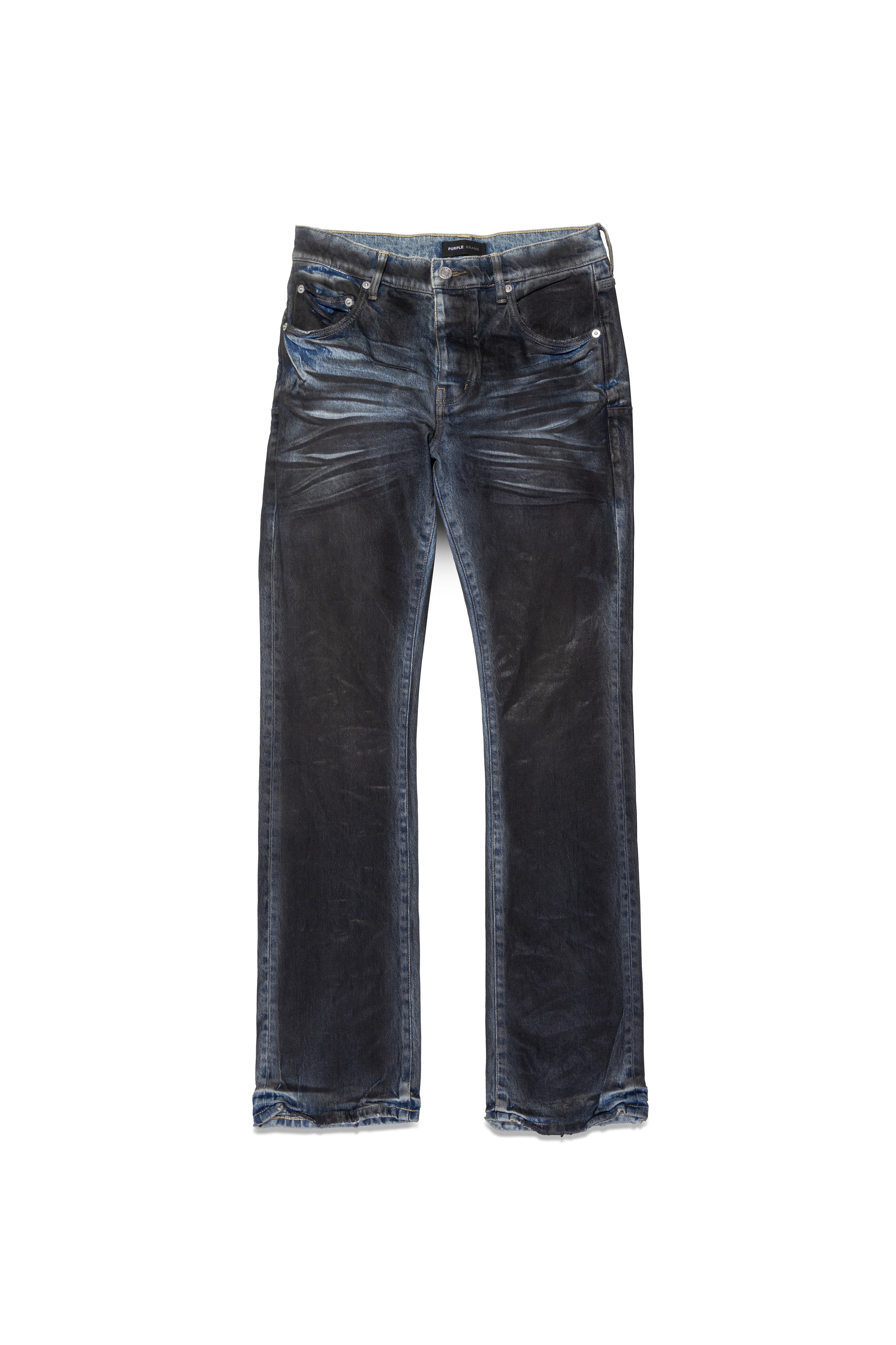 Purple Denim Jeans Dirty Coated Flare – InStyle-Tuscaloosa