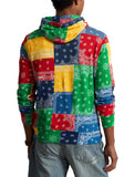 Polo Ralph Lauren Patchwork Print Spa Terry Hoodie