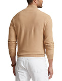 Polo Ralph Lauren Big & Tall Mesh Knit Cotton Quarter Zip Sweater