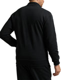 Polo Ralph Lauren Men's Big & Tall Double Knit Track Jacket - Black