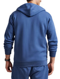 Polo Ralph Lauren Big & Tall Double Knit Full Zip Up Hoodie - Blue