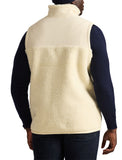 Polo Ralph Lauren Big & Tall Hi Pile Fleece Vest - Cream