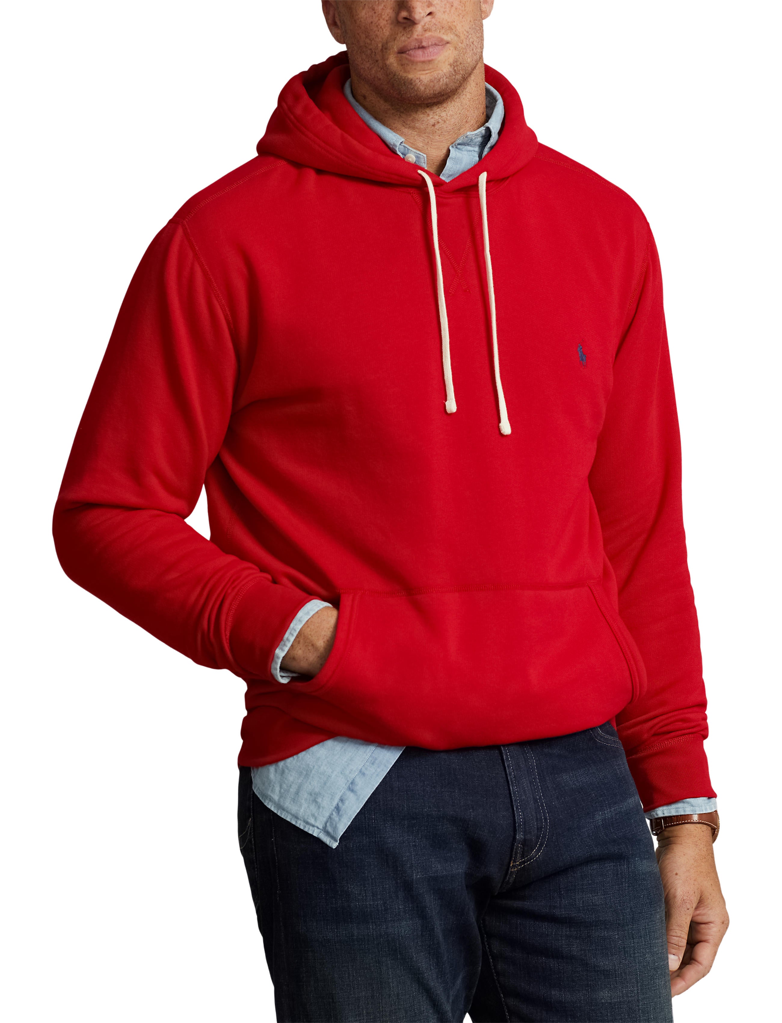 Polo Ralph Lauren Big & Tall Hoodie - Fleece Knit - Red – InStyle-Tuscaloosa