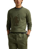 Polo Ralph Lauren Men's Leather Pony Double Knit Sweatshirt