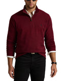Polo Ralph Lauren Big & Tall Checked Rib 1/4 Zip Pullover