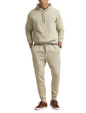 Polo Ralph Lauren Men's  Leather Pony Double Knit Sweatpants