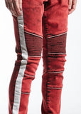 Crysp Skywalker Men's Red Denim Jeans