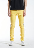 Crysp Line Men's Yellow Denim Jeans
