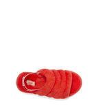 UGG Slides - Yeah  Fluff Slide - Red Currant 