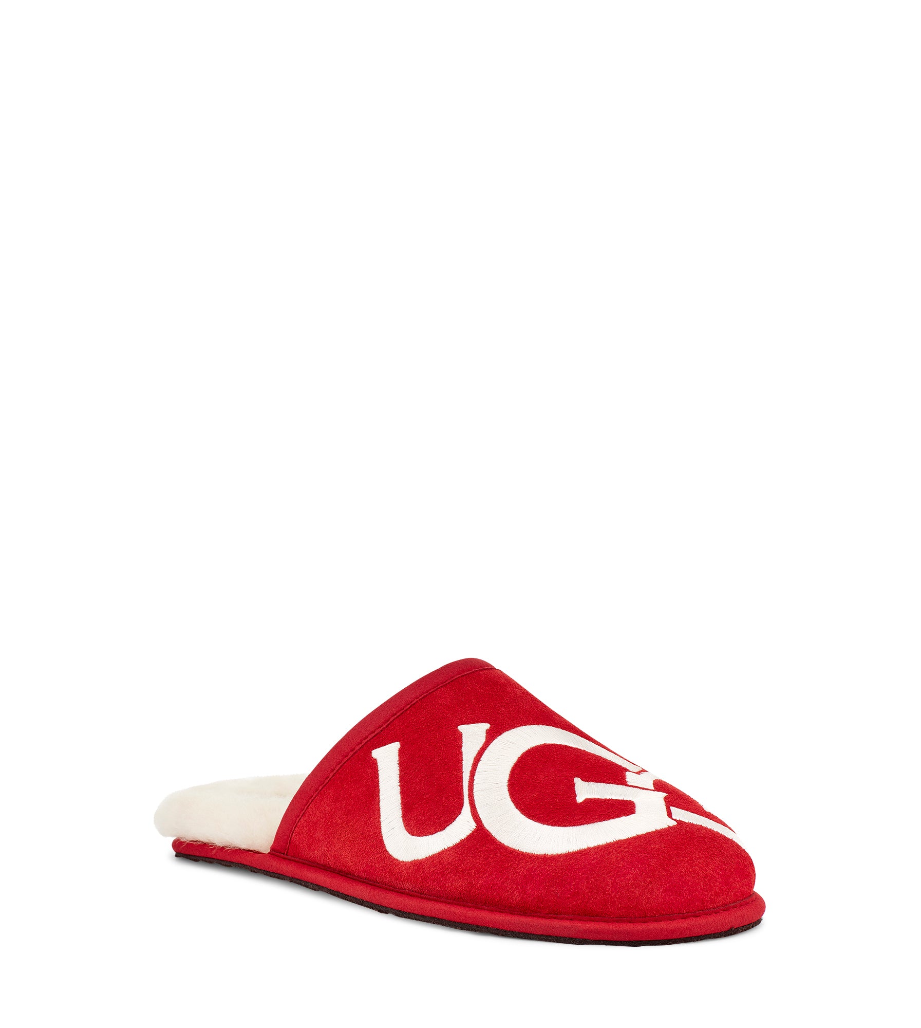 Scuff Slippers Red Ugg Slippers Size 10 UGG Scuff Logo Slippers