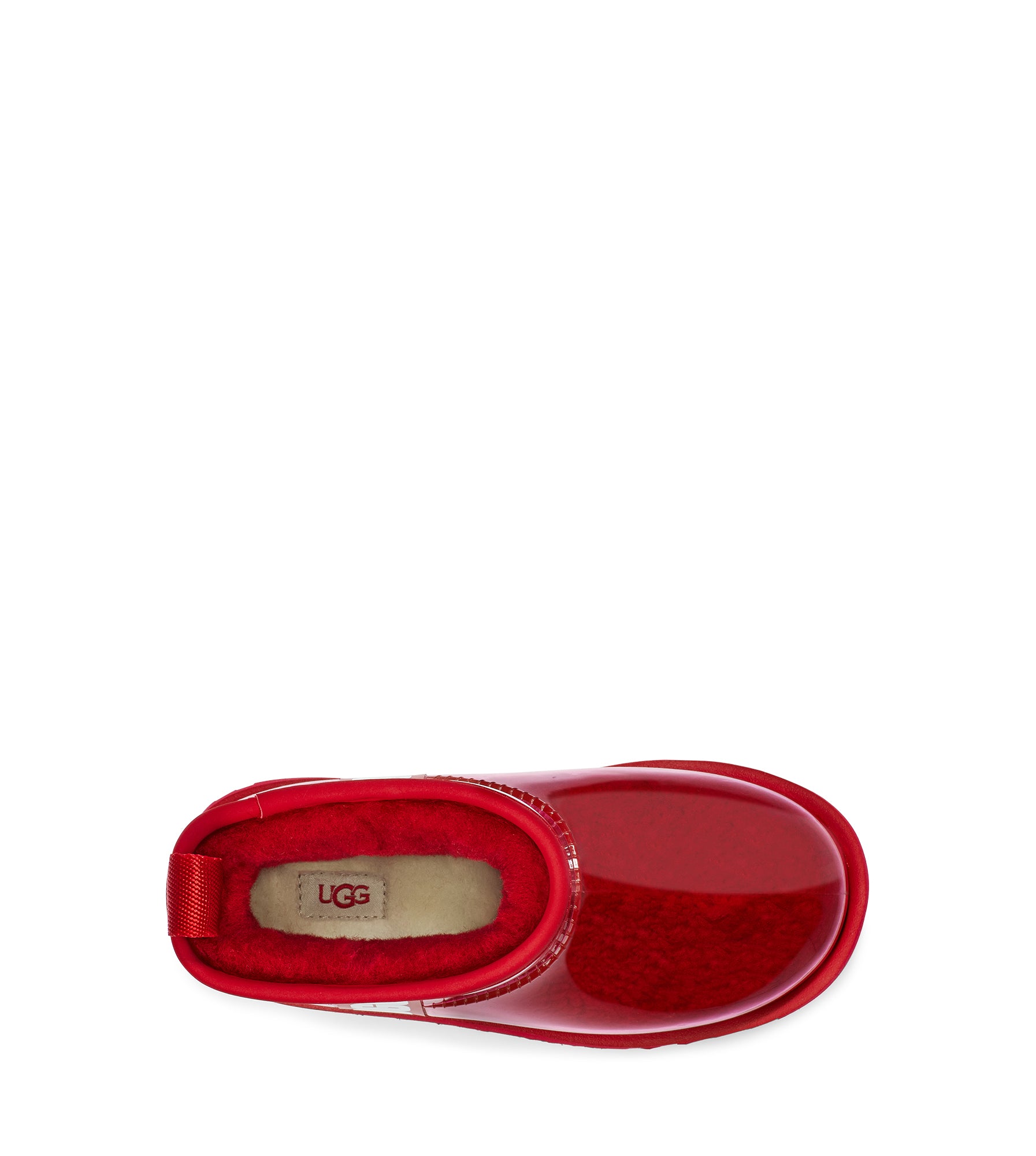 Ugg - Kids Classic Clear Mini II (Samba Red) 6