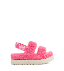 Pink fluffita cheap ugg slides