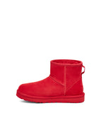 UGG Women Boots - Classic Mini Side Logo-Red/Black