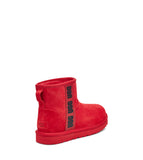 UGG Women Boots - Classic Mini Side Logo-Red/Black