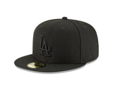 black los angeles fitted hat
