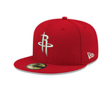 New Era Hats - Houston Rockets - Red / White