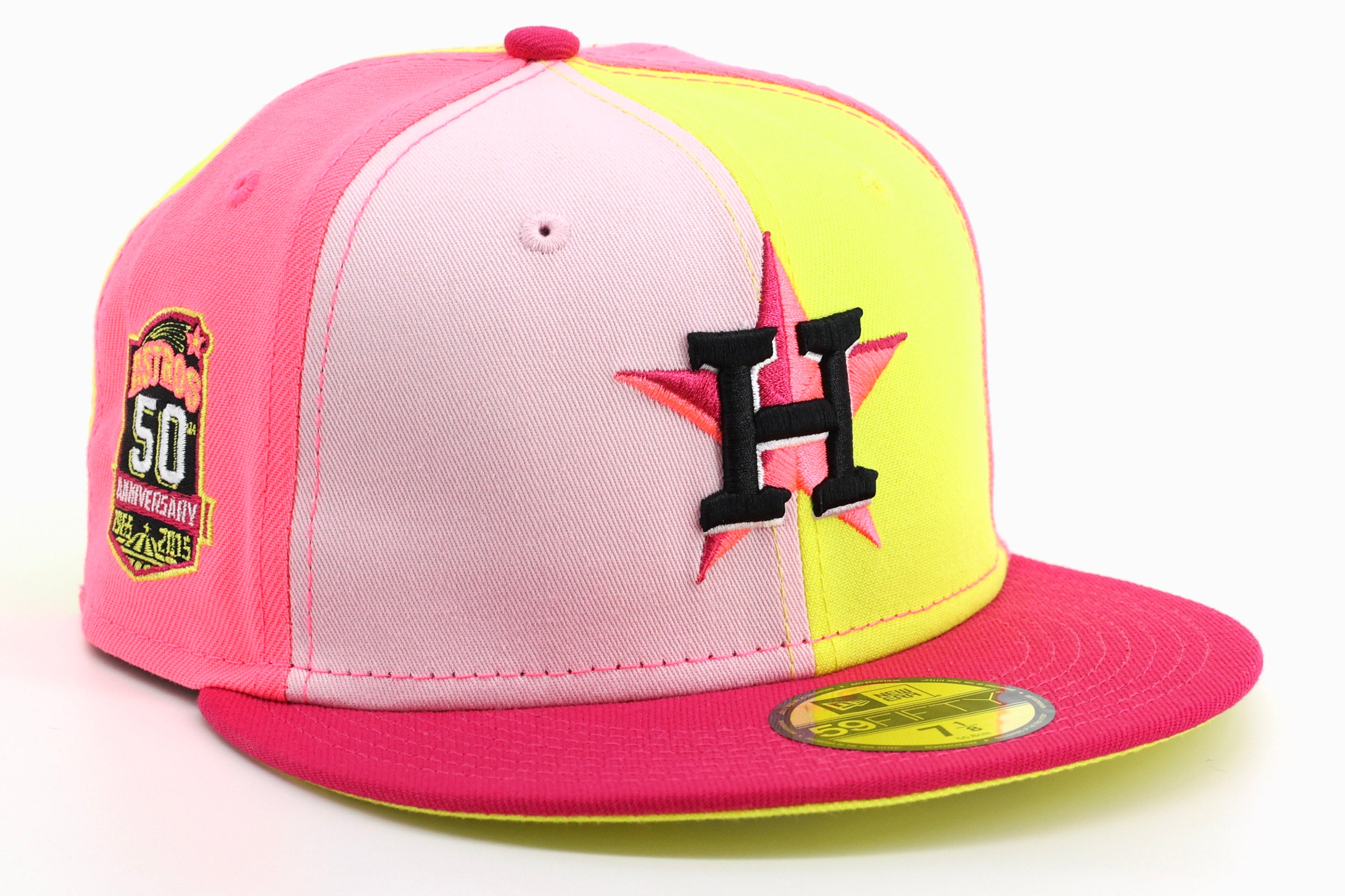New Era Hats - Houston Astro’s - Lava Pink