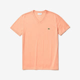 Lacoste V Neck Tee Shirt - TH 6710 5MM - Pink