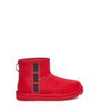 UGG Women Boots - Classic Mini Side Logo-Red/Black