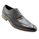 T-R Premium Dress Shoe - Wingtip Oxford - Grey