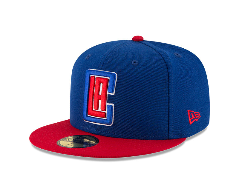 New Era Men's Los Angeles Clippers 59FIFTY Royal/Red Fitted Hat, Size 7 3/4, Team
