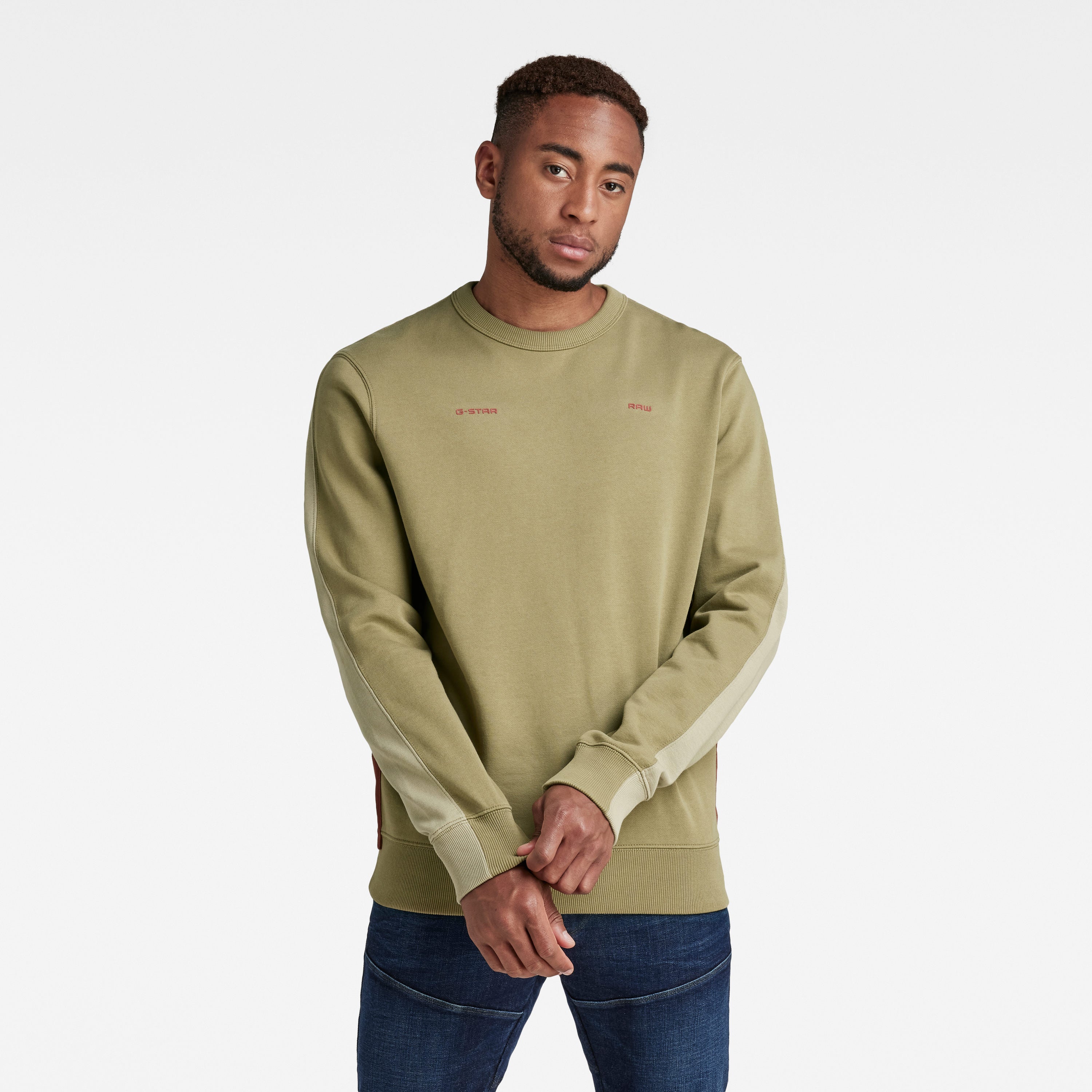 Amorous bestille få øje på Buy G Star Raw Fresh Army Green Tape Color Block Sweatshirt at In Style –  InStyle-Tuscaloosa